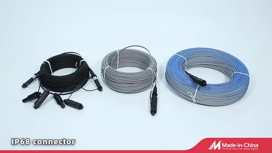 Waterproof IP67 Ftta 7.0mm Outdoor Fiber Optical Patch Cord with Odva Connector