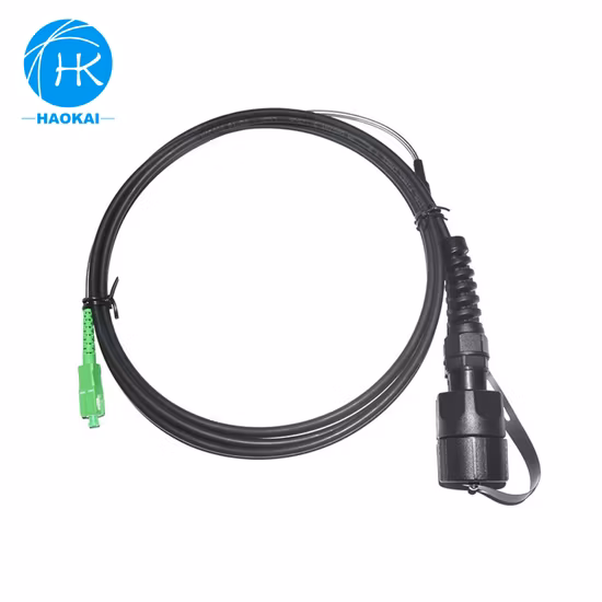 Waterproof IP67 Ftta 7.0mm Outdoor Fiber Optical Patch Cord with Odva Connector