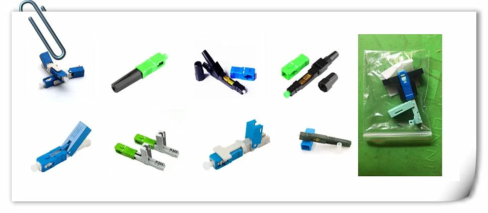 FTTH Quick Assembly Connector Sc APC Fiber Optic Fast Connector Sc Upc Optical Fiber Sc Fast Connector