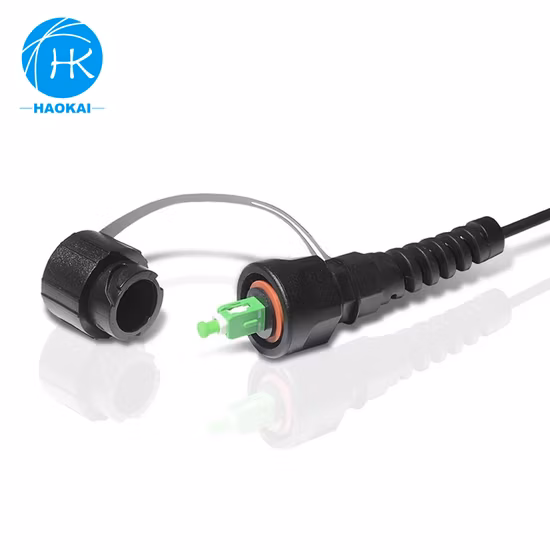 Waterproof IP67 Ftta 7.0mm Outdoor Fiber Optical Patch Cord with Odva Connector