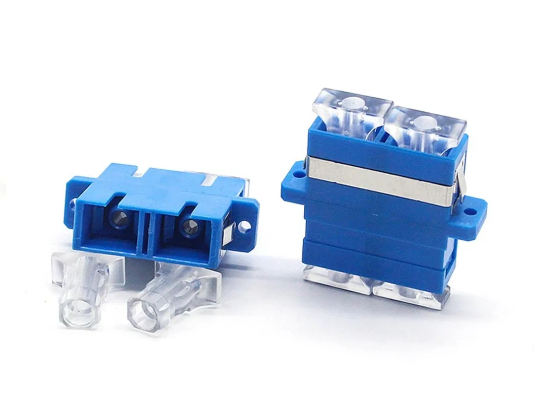 Sc/LC/FC/St/Mu/MTRJ/MPO Fj11 RJ45 Simplex/Duplex/Quad Standard Hybrid Optical Connector Fiber Optic Adapter