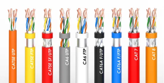 사용자 정의 CAT6 CAT6A Cat7 Cat8 UTP SFTP FTP 네트워크 케이블