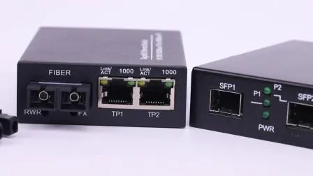 빠른 납품 미디어 컨버터 10/100m 광섬유 미디어 컨버터 RJ45 Sc 커넥터